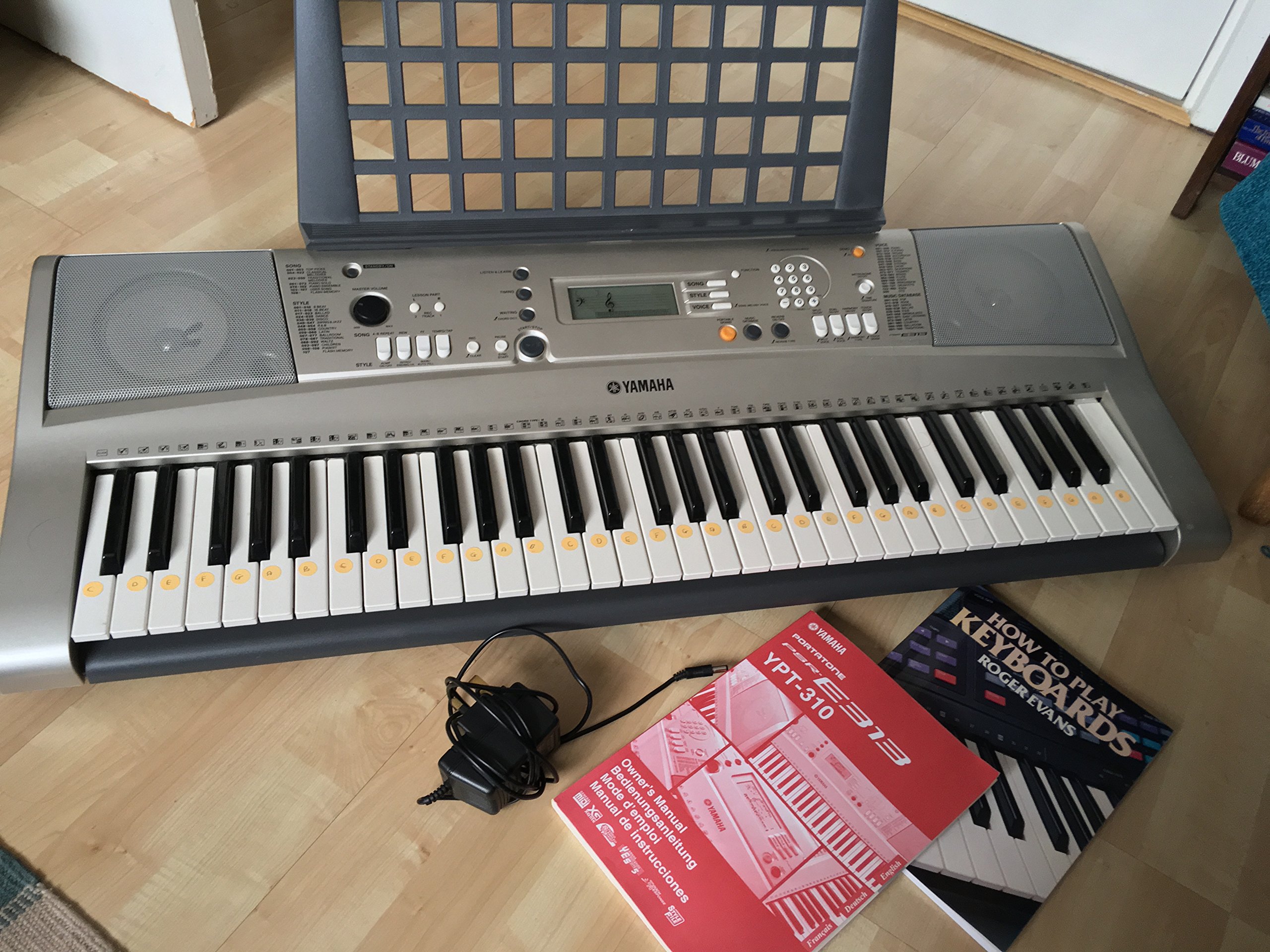 Amazon.com: Yamaha PSR-E313 Touch Sensitive Keys 2-Track Rec